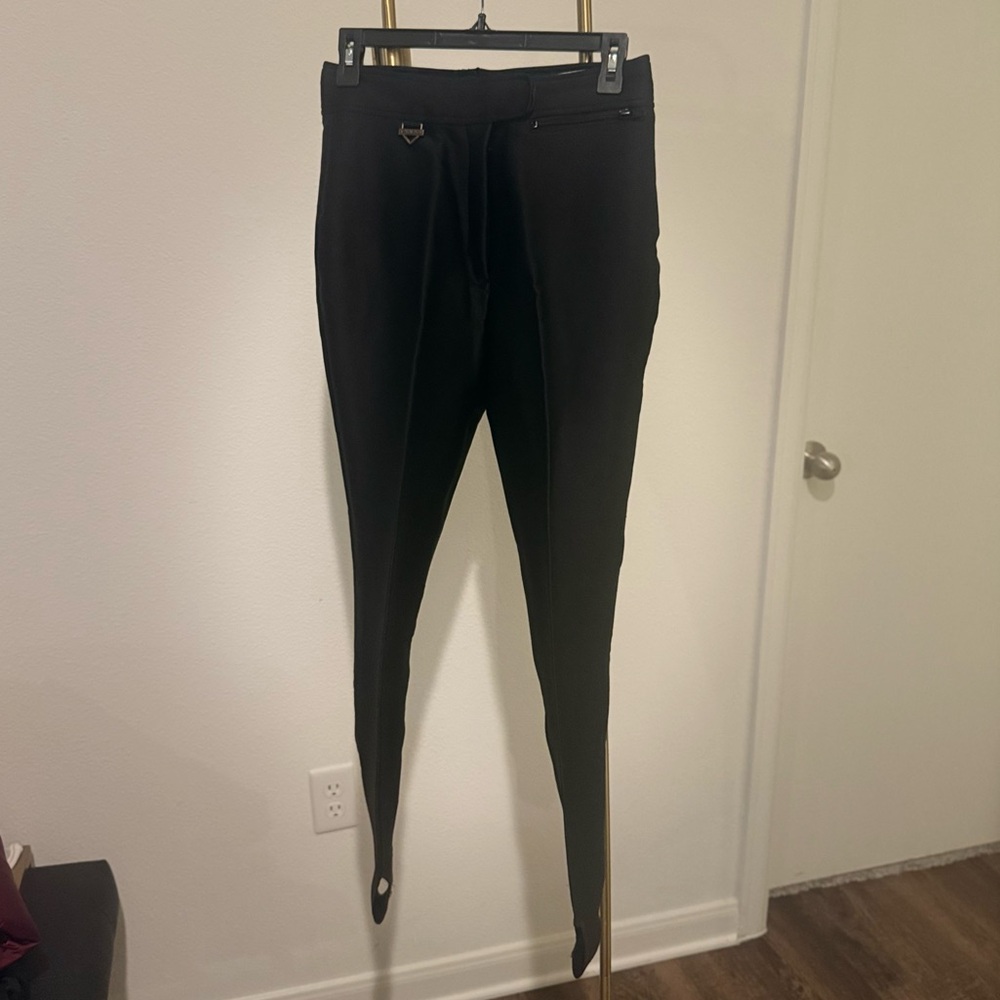 🎿 Vintage Fera Black Wool Blend Ski Snow Stirrup Base Layer